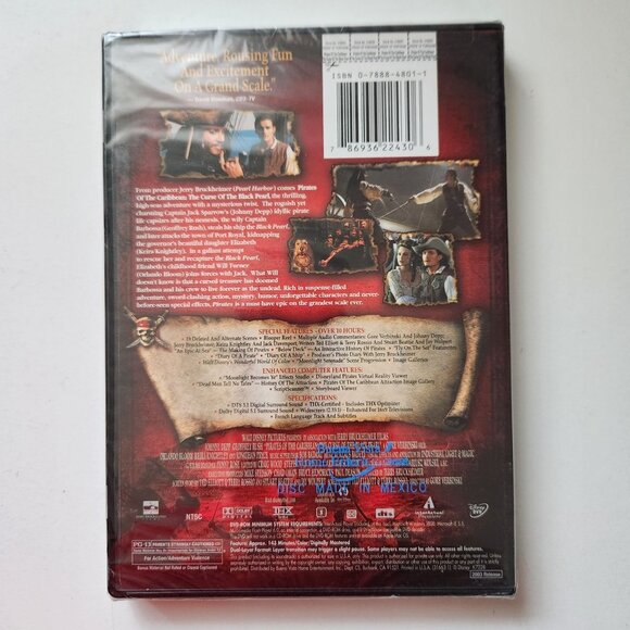 Pirates Of The Caribbean: The Curse Of The Black Pearl 2-Disc Collectors Edition - Picture 3 of 6